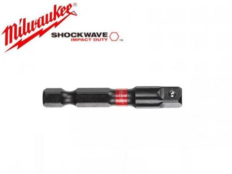 Milwaukee Shockwave adapteri 1/4" hylsyille