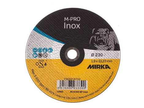 Katkaisulaikka metallille 230x1,9mm Mirka M-Pro Inox