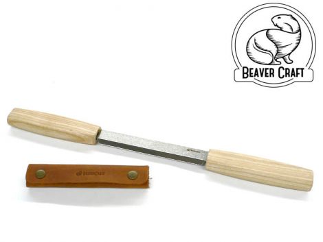 Beaver Craft DK2S vetopuukko + nahkasuojus
