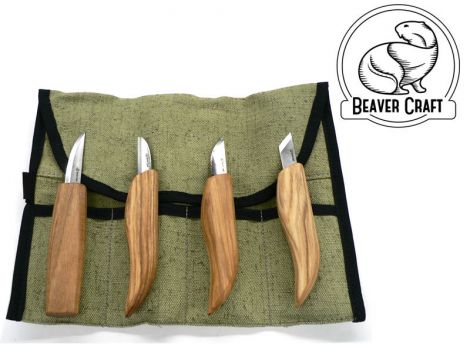 Beaver Craft S07 vuolupuukkosarja (4-os.)