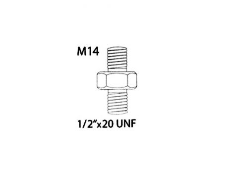Adapteri M14-1/2"