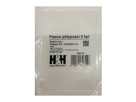 H&H fleecepussit UNI-10 (5kpl)