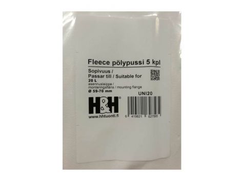 H&H fleecepussit UNI-20 (5kpl)