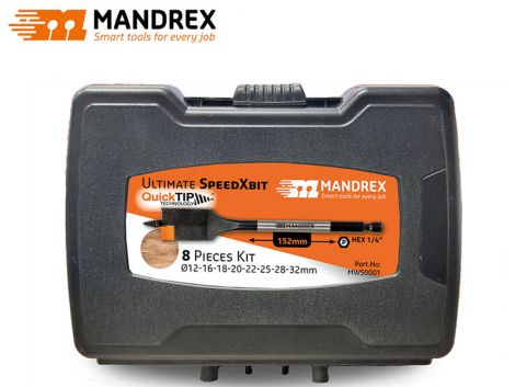 Mandrex SpeedXbit -puuporasarja (8-os.)