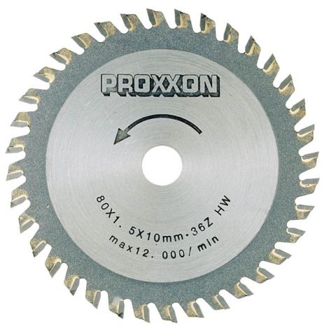 Proxxon sirkkelinterä 80mm Z-36 (HM)