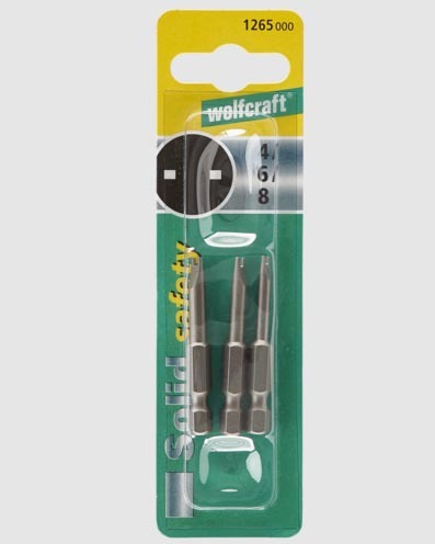 Wolfcraft ruuvik&auml;rjet Spanner 4, 6 ja 8 (50mm)