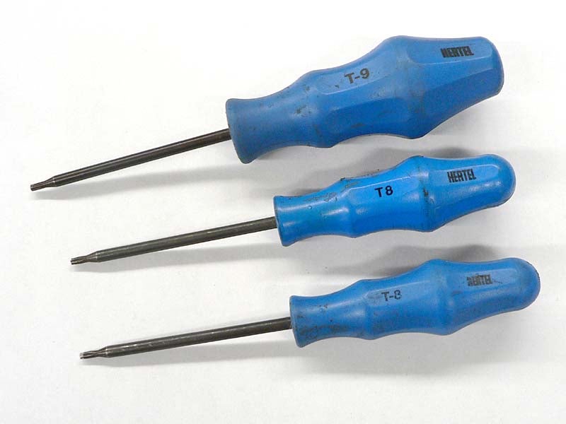 K&Auml;YTETYT Hertel torx-ruuvimeisselit (3kpl)