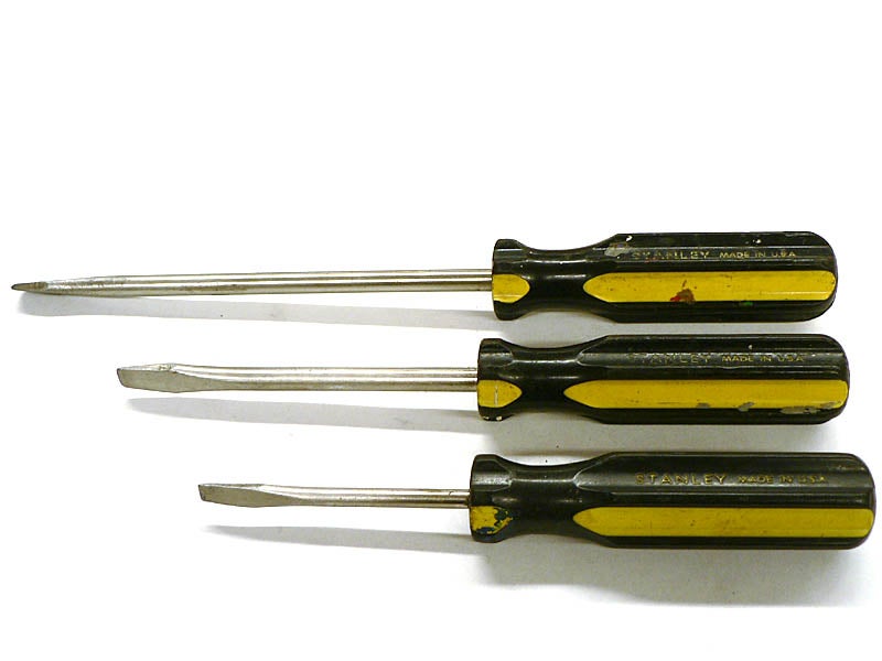 K&Auml;YTETYT Stanley ruuvimeisselit "Made In USA" (3kpl)