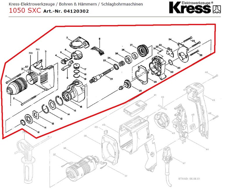 Kress 1050 SXC keulap&auml;&auml; (K&Auml;YTETTY)