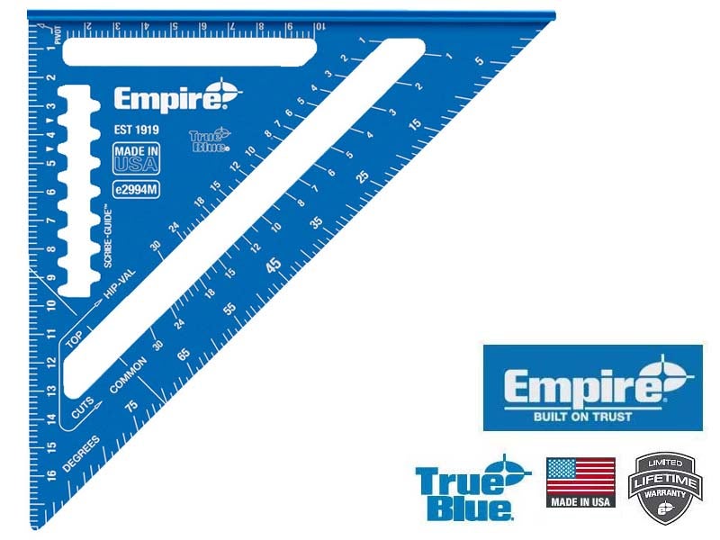 Empire kolmiosuorakulma 180mm