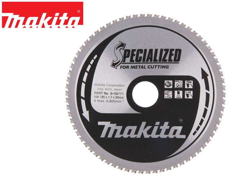 185mm Z-70 (30mm) MAKITA METALLILLE