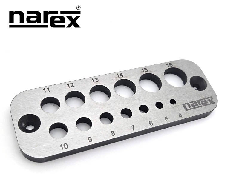 Narex dowel plate